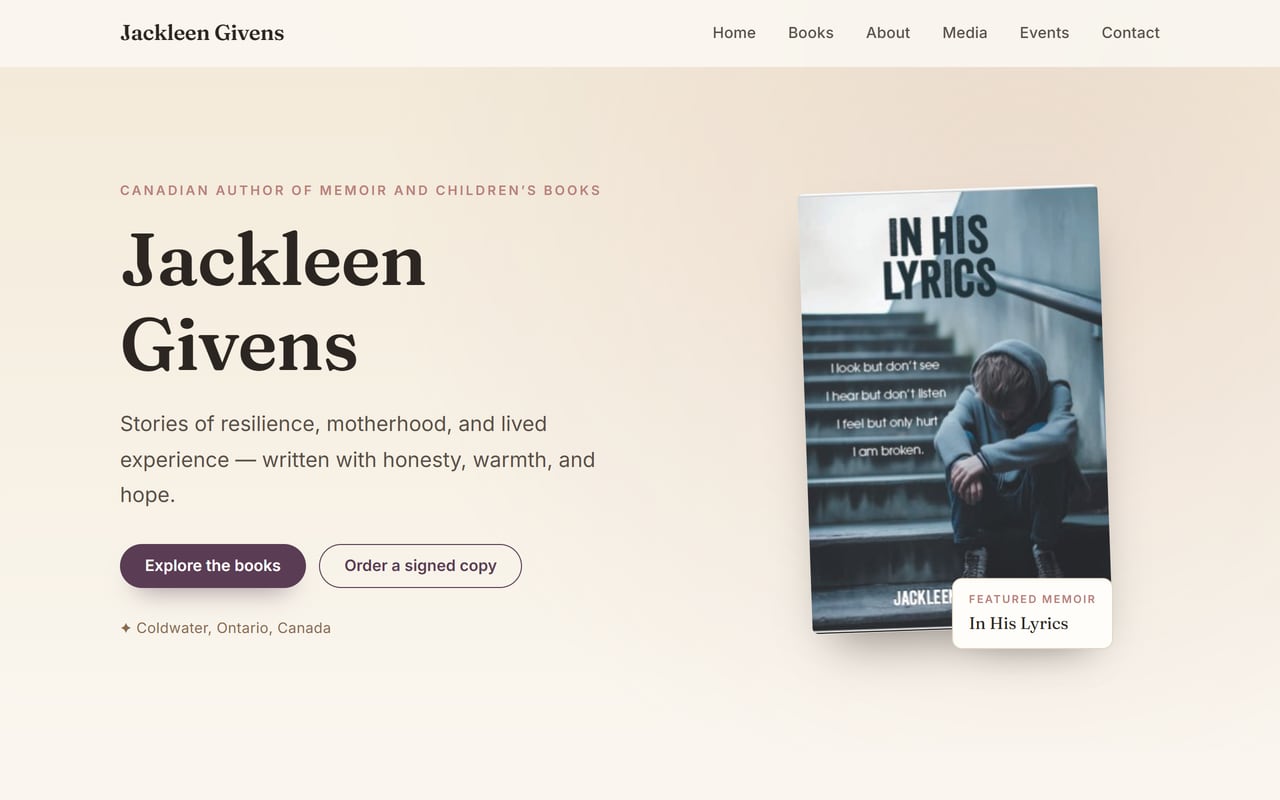 Jackleen Givens website
